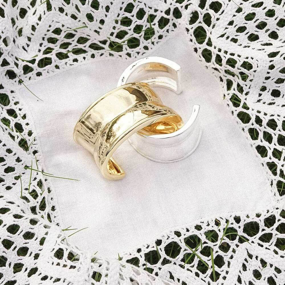 Daisy London Gold Plate Polly Cuff Bangle Additional Image - 4