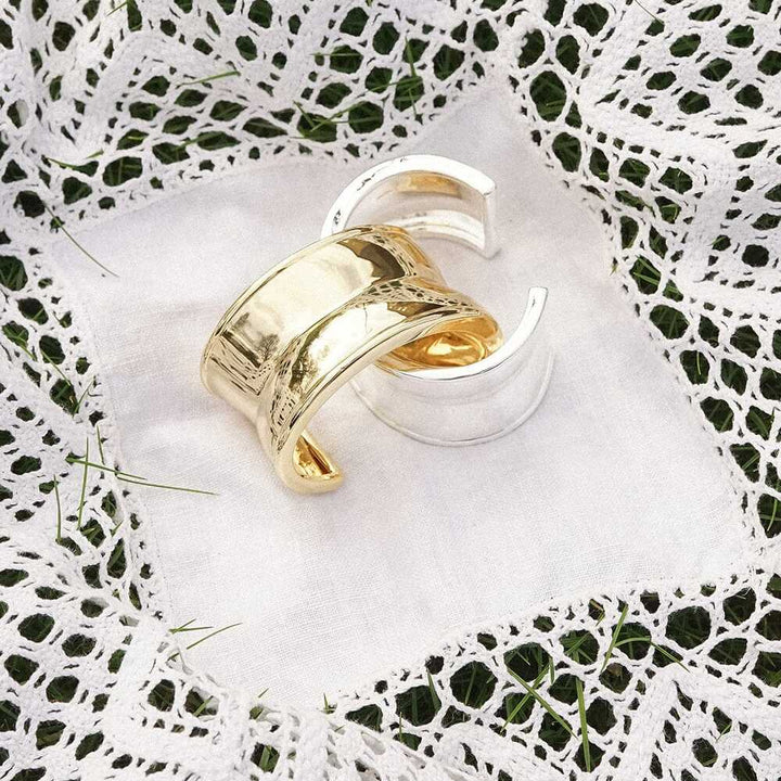 Daisy London Gold Plate Polly Cuff Bangle Additional Image - 4