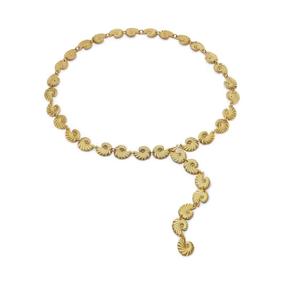 Daisy London Gold Plate Polly Shell Belt