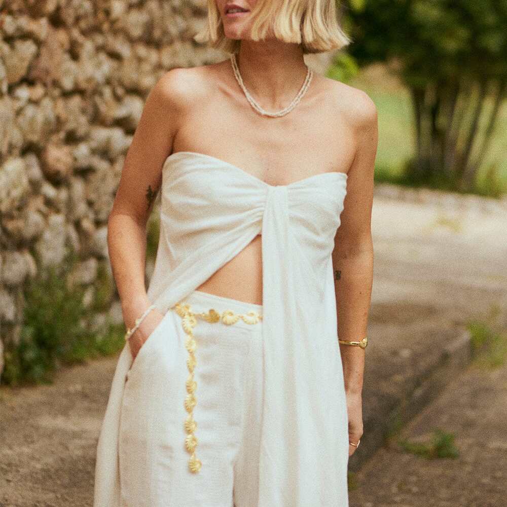 Daisy London Gold Plate Polly Shell Belt Additional Image - 5
