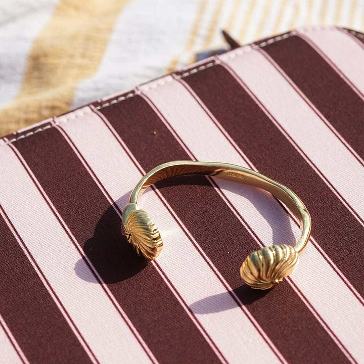 Daisy London Gold Plate Polly Shell Cuff Bangle Additional Image - 4