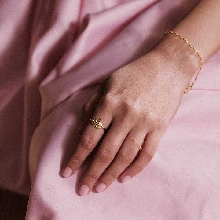 Daisy London Gold Plate Scribble Heart Ring Additional Image - 2