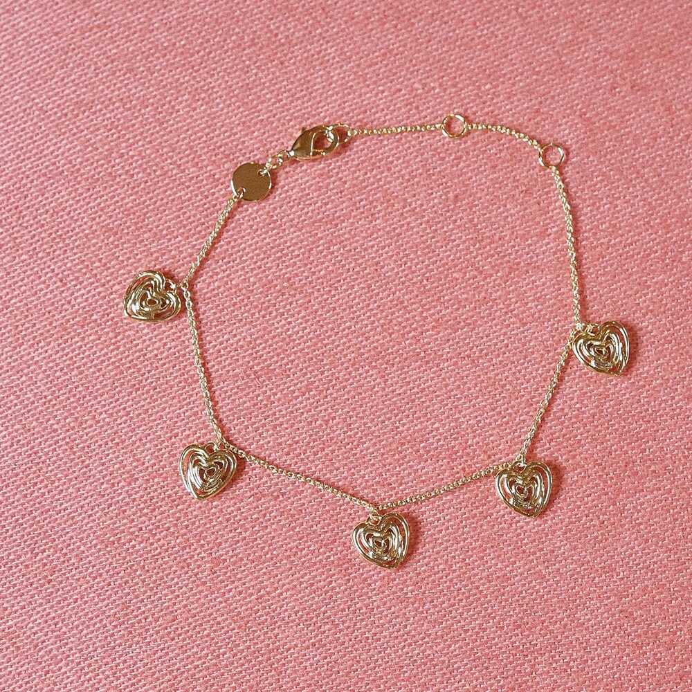 Daisy London Gold Plate Scribble Hearts Charm Layering Set Additional Image - 4