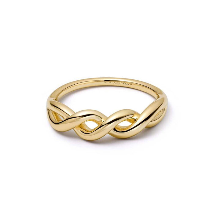 Daisy London Gold Plate Scribble Knot Ring