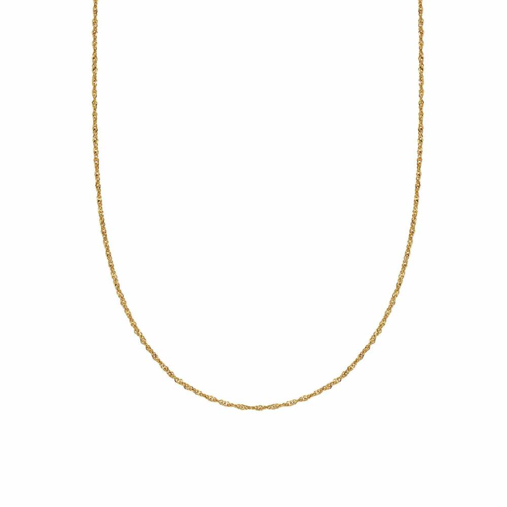 Daisy London Gold Plate Singapore Layering Chain Necklace