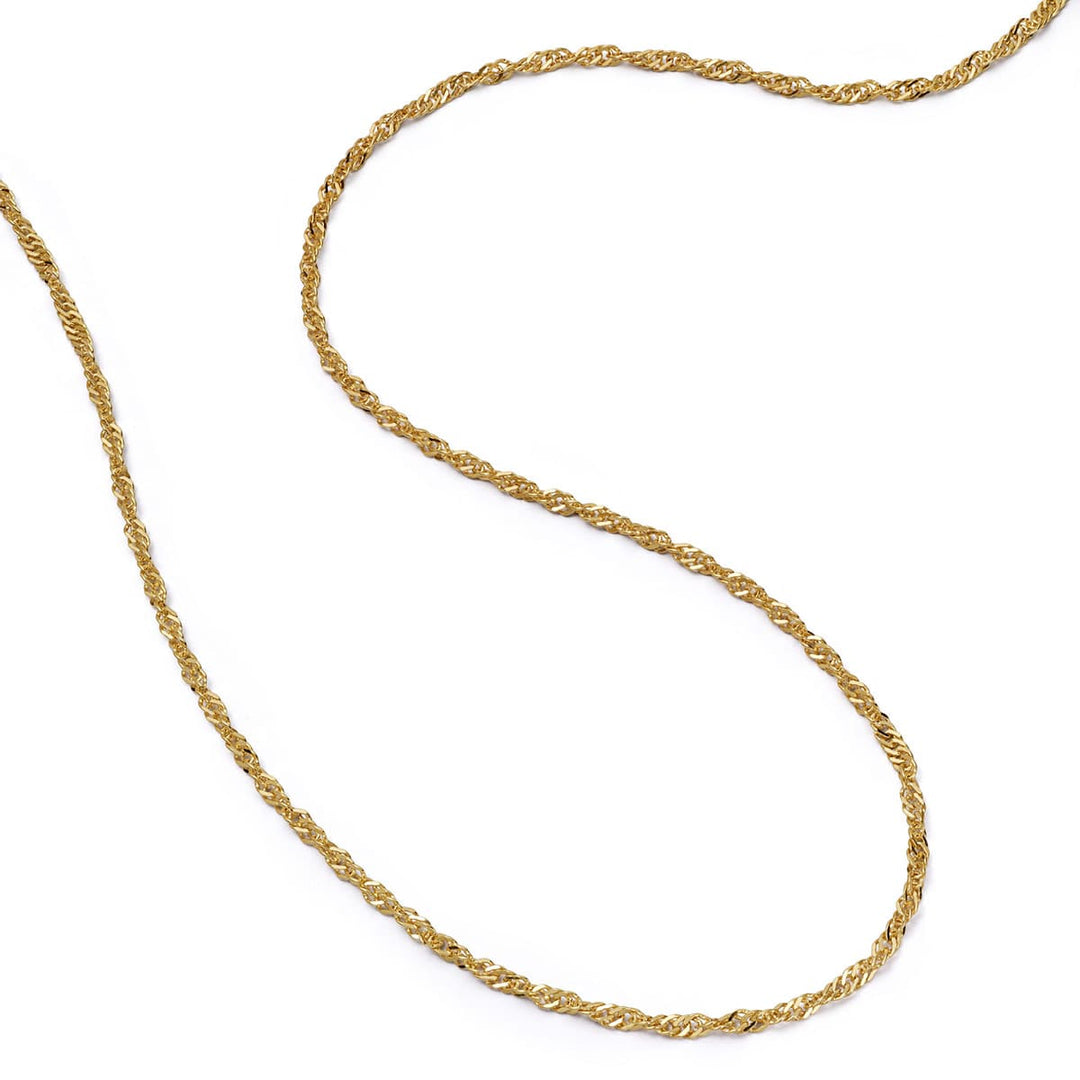 Daisy London Gold Plate Singapore Layering Chain Necklace Additional Image - 1