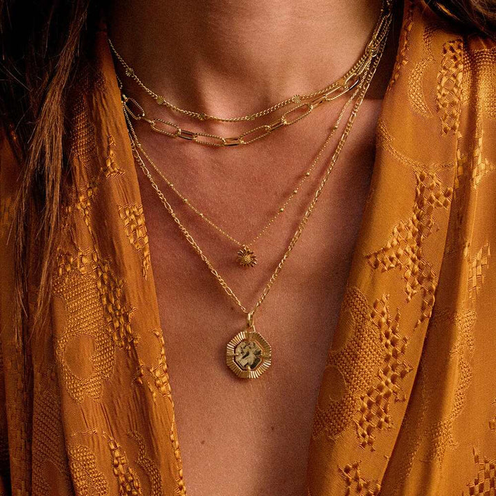 Daisy London Gold Plate Small English Daisy Necklace Additional Image - 5