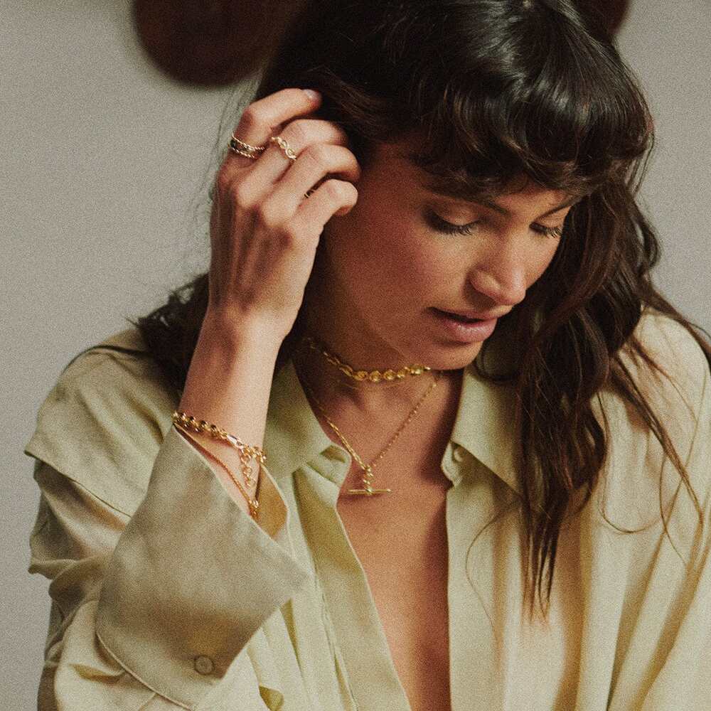Daisy London Gold Plate Sol Bracelet Layering Set Additional Image - 3