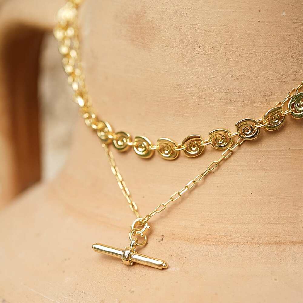 Daisy London Gold Plate Sol Necklace Layering Set Additional Image - 4