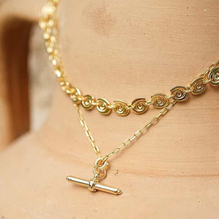 Daisy London Gold Plate Sol Necklace Layering Set Additional Image - 4