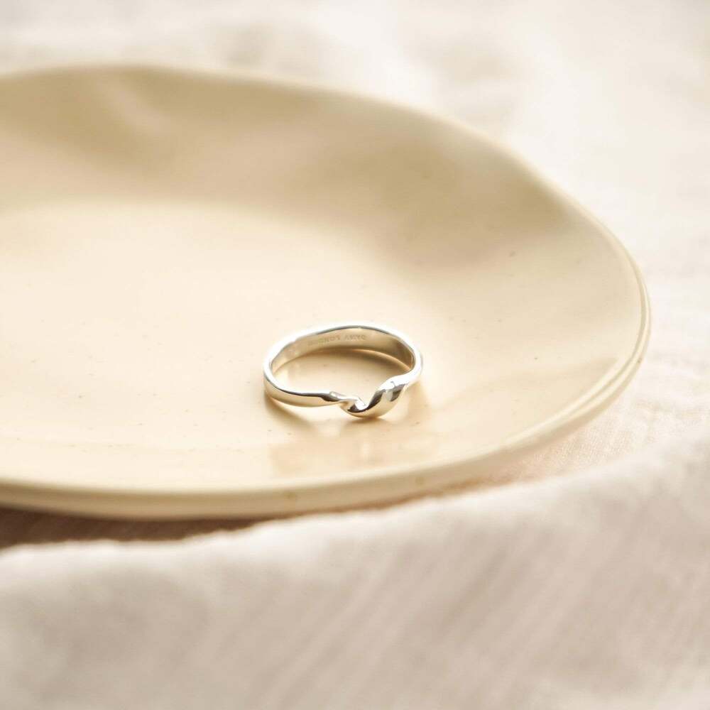 Daisy London Gold Plate / Sterling Silver Estee Lalonde Flow Ring Additional Image - 2