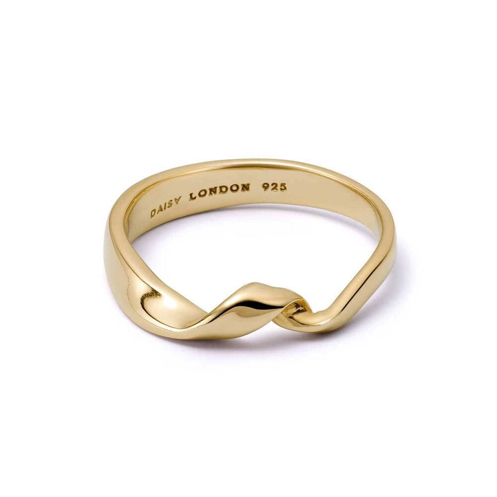 Daisy London Gold Plate / Sterling Silver Estee Lalonde Flow Ring Additional Image - 1