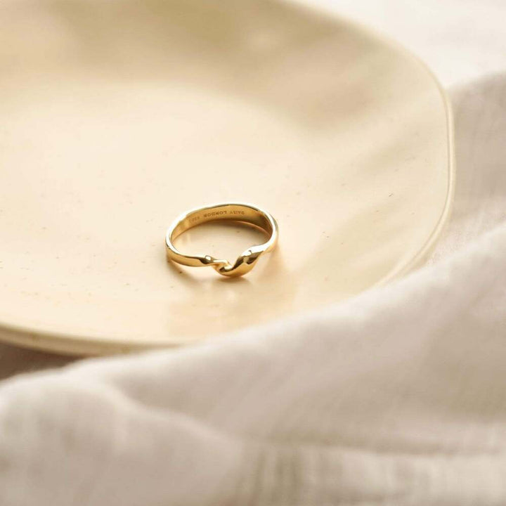 Daisy London Gold Plate / Sterling Silver Estee Lalonde Flow Ring Additional Image - 3