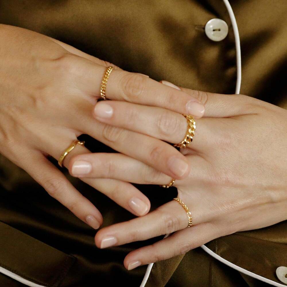 Daisy London Gold Plate / Sterling Silver Estee Lalonde Flow Ring Additional Image - 5