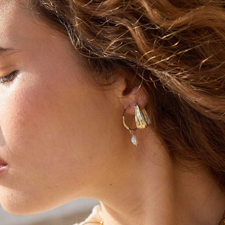 Daisy London Gold Plate Summer Icons Earrings Stack Additional Image - 1