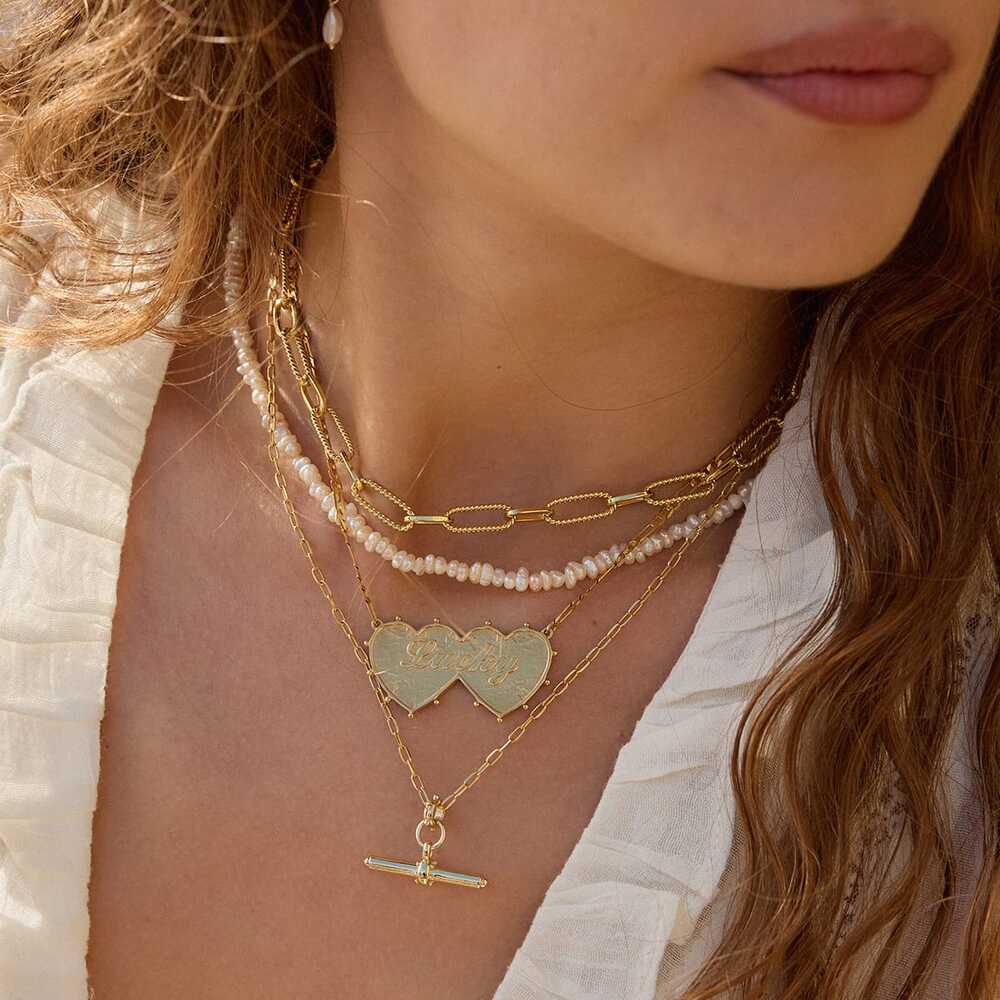Daisy London Gold Plate Summer Icons Necklace Layering Set Additional Image - 1