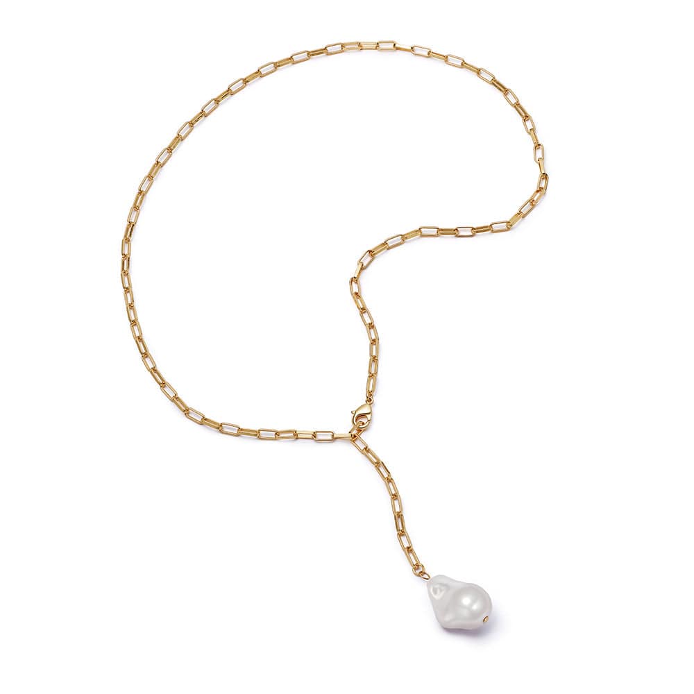 Daisy London Gold Polly Baroque Pearl Necklace - MococoDaisy LondonSPN02_GP5056104126332Necklace
