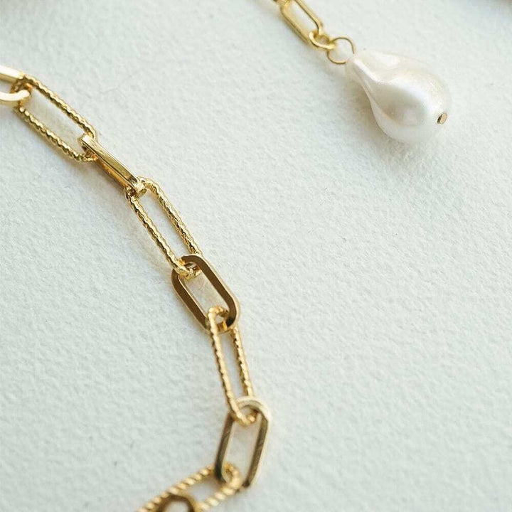 Daisy London Gold Polly Sayer Paperclip Chain Necklace - MococoDaisy LondonSPN04_GPNecklaces