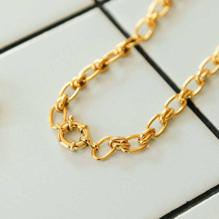Daisy London Gold Polly Sayer Vintage Link Chain Layering Set - MococoDaisy LondonGSET163_GPJewellery Sets