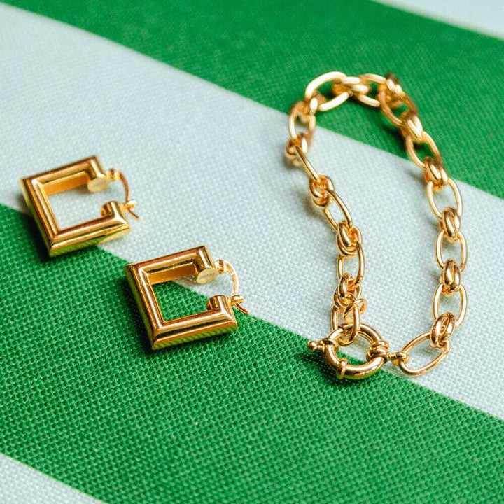 Daisy London Gold Polly Sayer Vintage Link Chain Layering Set - MococoDaisy LondonGSET163_GPJewellery Sets