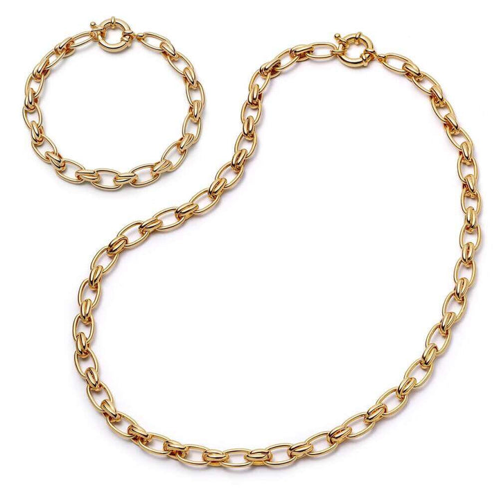 Daisy London Gold Polly Sayer Vintage Link Chain Layering Set - MococoDaisy LondonGSET163_GPJewellery Sets