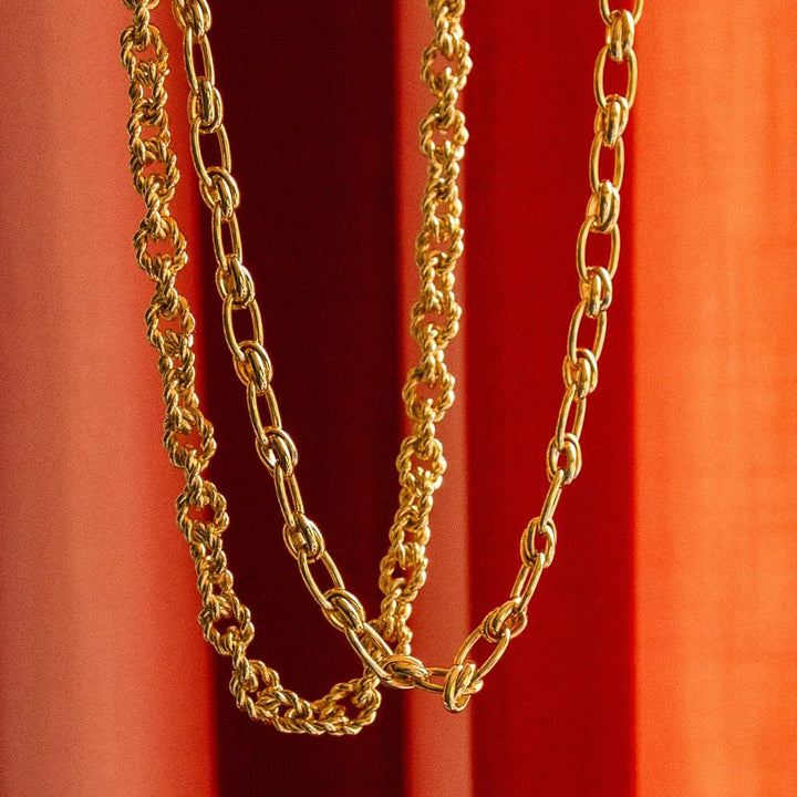 Daisy London Gold Polly Sayer Vintage Link Chain Necklace - MococoDaisy LondonSPN05_GPNecklaces