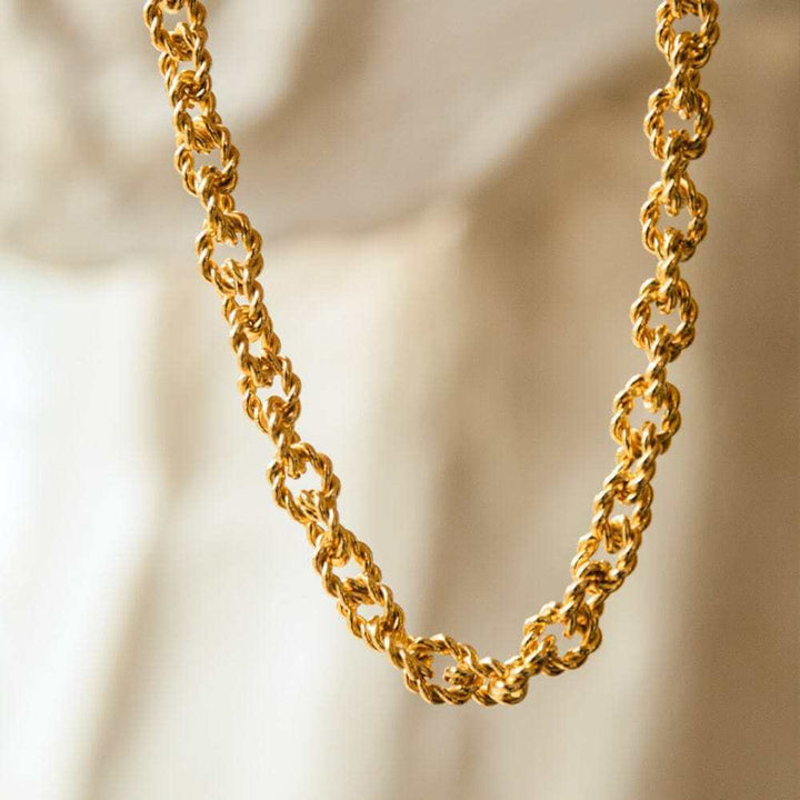Daisy London Gold Polly Sayer Vintage Rope Chain Layering Set - MococoDaisy LondonGSET164_GPJewellery Sets