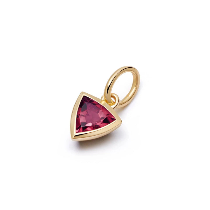 Daisy London Gold Plate Birthstone Charm Pendant