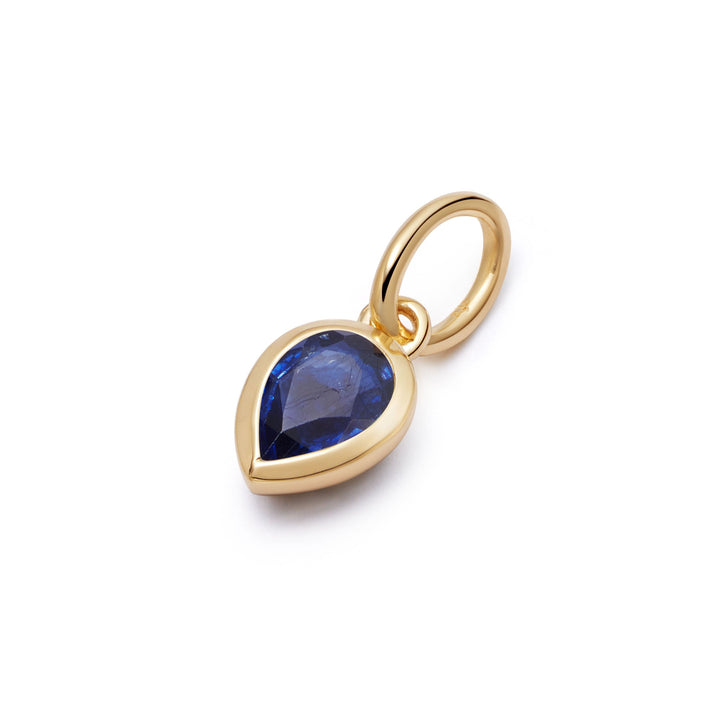 Daisy London Gold Sapphire September Birthstone Charm Necklace - MococoDaisy LondonBS21_GPNecklaces