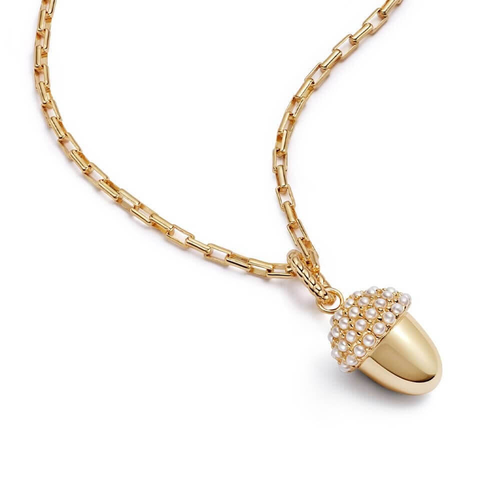 Daisy London Gold Shrimps Acorn Charm Necklace - MococoDaisy LondonSHN005_GPNecklaces
