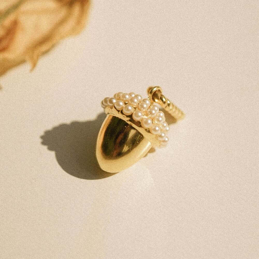 Daisy London Gold Shrimps Acorn Charm Pendant - MococoDaisy LondonSHC004_GPCharms & Pendants