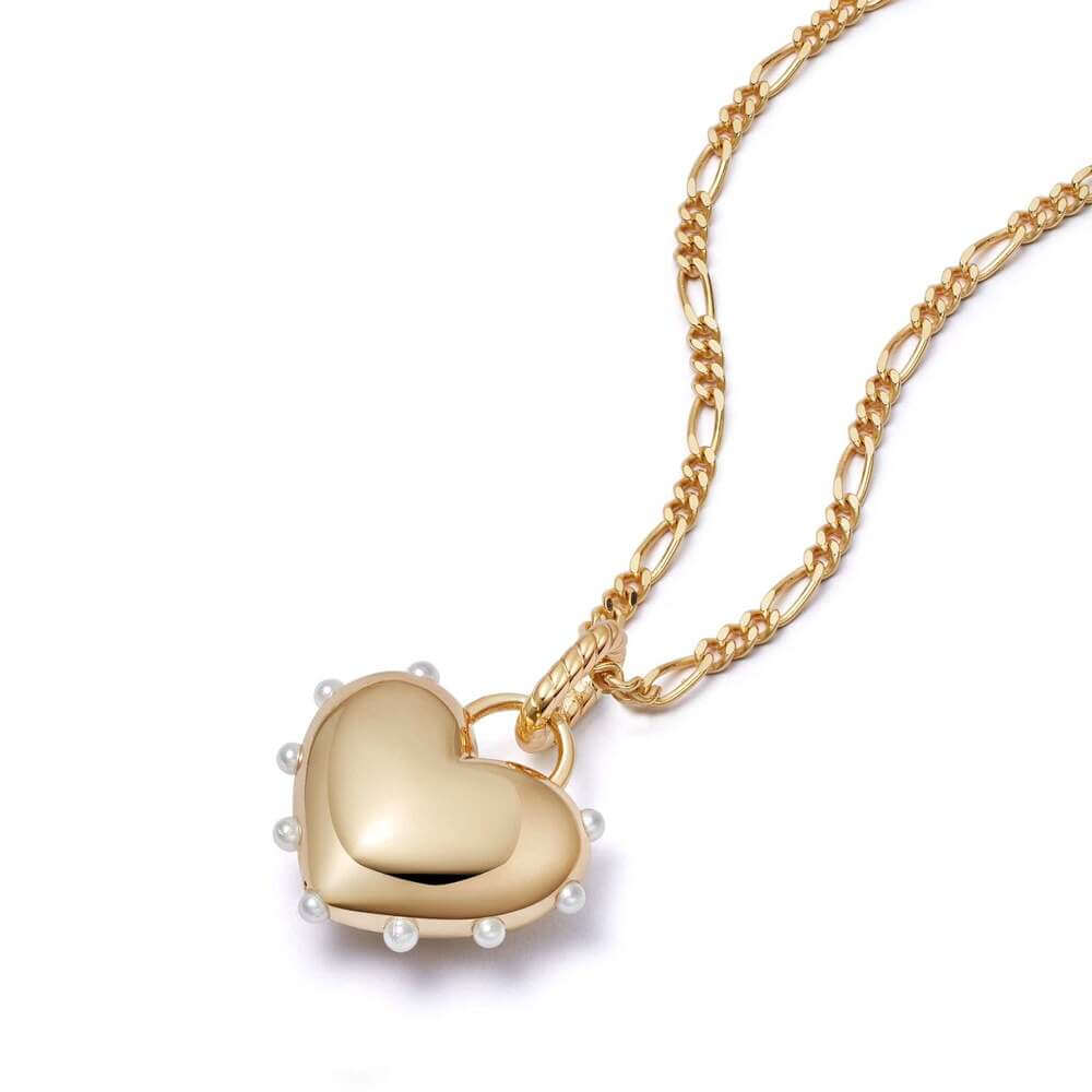Daisy London Gold Shrimps Chubby Heart Necklace - MococoDaisy LondonSHN013_GPNecklaces