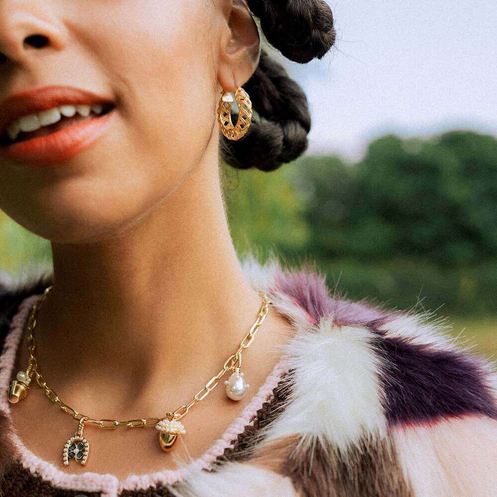 Daisy London Gold Shrimps Chunky Chain Necklace - MococoDaisy LondonSHN001_GPNecklaces