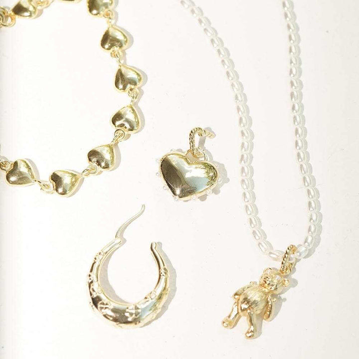Daisy London Gold Shrimps Pearl Necklace - MococoDaisy LondonSHN008_GPNecklaces