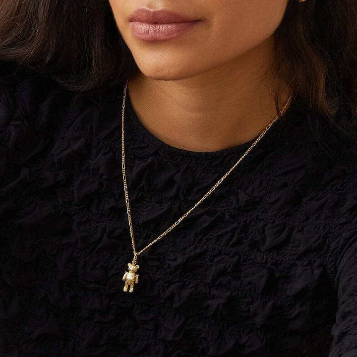 Daisy London Gold Shrimps Teddy Bear Necklace - MococoDaisy LondonSHN011_GPNecklaces