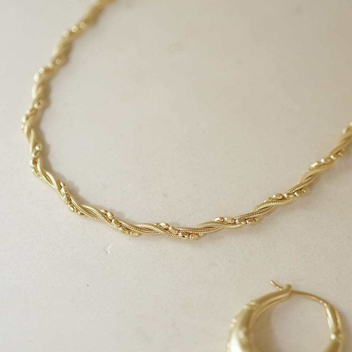 Daisy London Gold Shrimps Twist Chain Necklace - MococoDaisy LondonSHN009_GPNecklaces