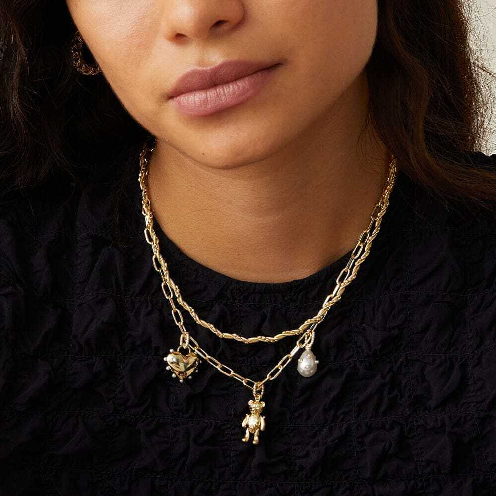Daisy London Gold Shrimps Twist Chain Necklace - MococoDaisy LondonSHN009_GPNecklaces
