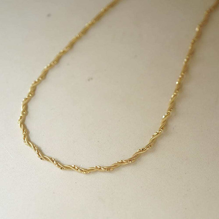 Daisy London Gold Shrimps Twist Chain Necklace - MococoDaisy LondonSHN009_GPNecklaces