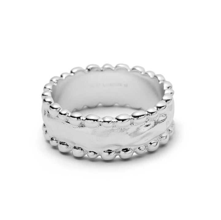 Daisy London Gold / Silver Plate Amulet Band Ring Additional Image - 1
