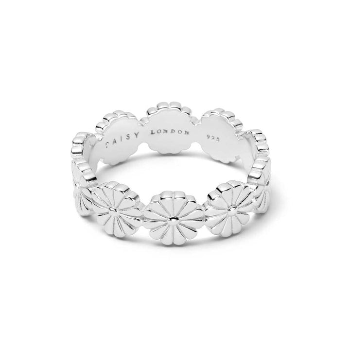 Daisy London Gold / Silver Plate Daisy Bloom Crown Band Ring Additional Image - 1