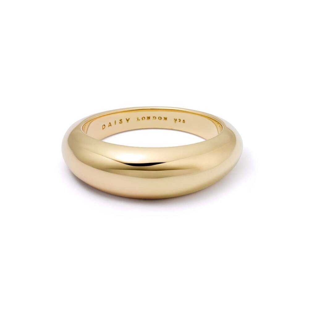 Daisy London Gold / Silver Plate Estee Lalonde Dome Ring