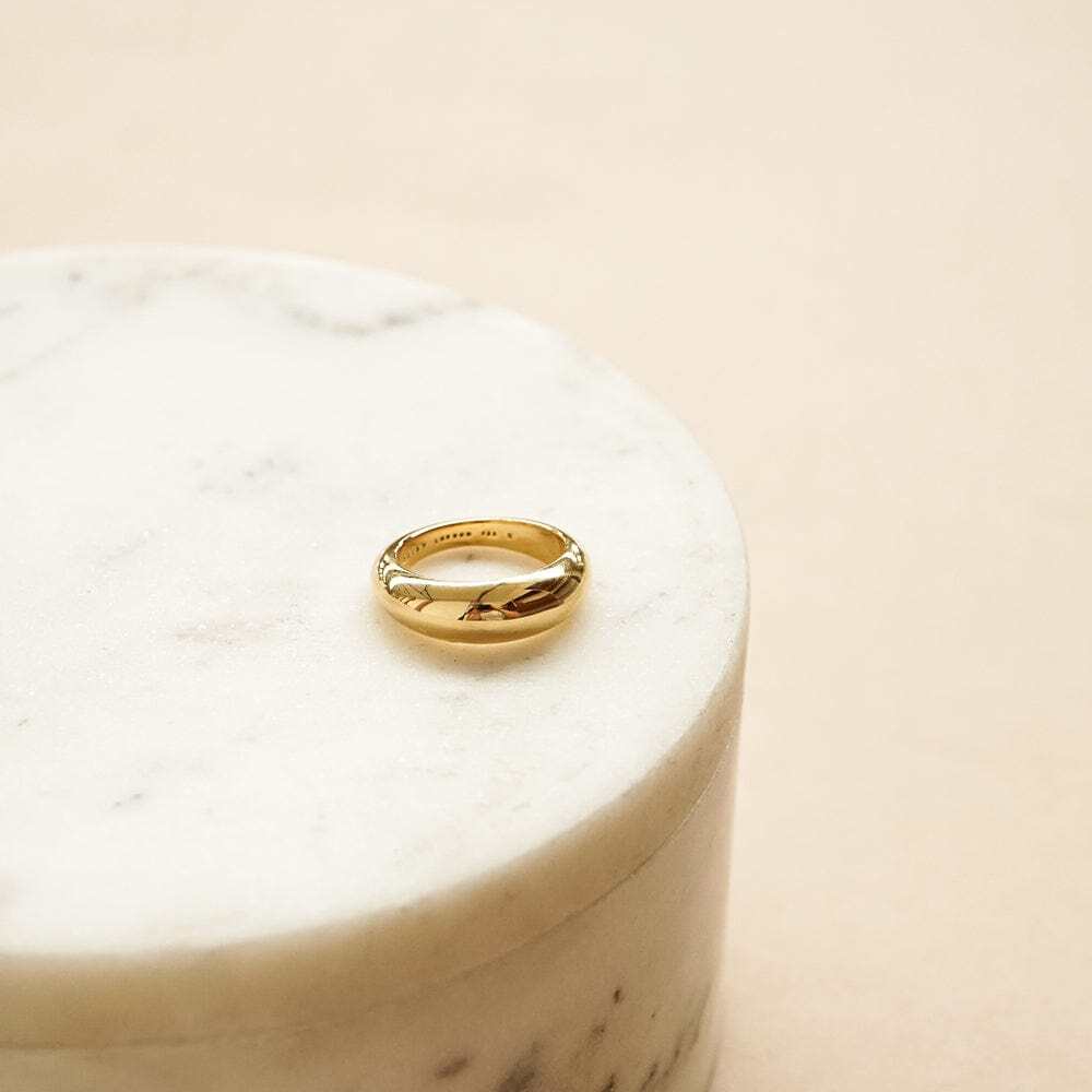 Daisy London Gold / Silver Plate Estee Lalonde Dome Ring Additional Image - 8