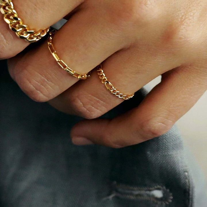 Daisy London Gold / Silver Plate Estee Lalonde Figaro Ring Additional Image - 2