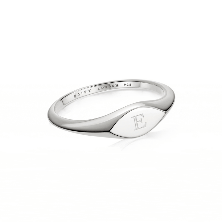 Daisy London Gold / Silver Plate Estee Lalonde Mini Signet Ring Additional Image - 1