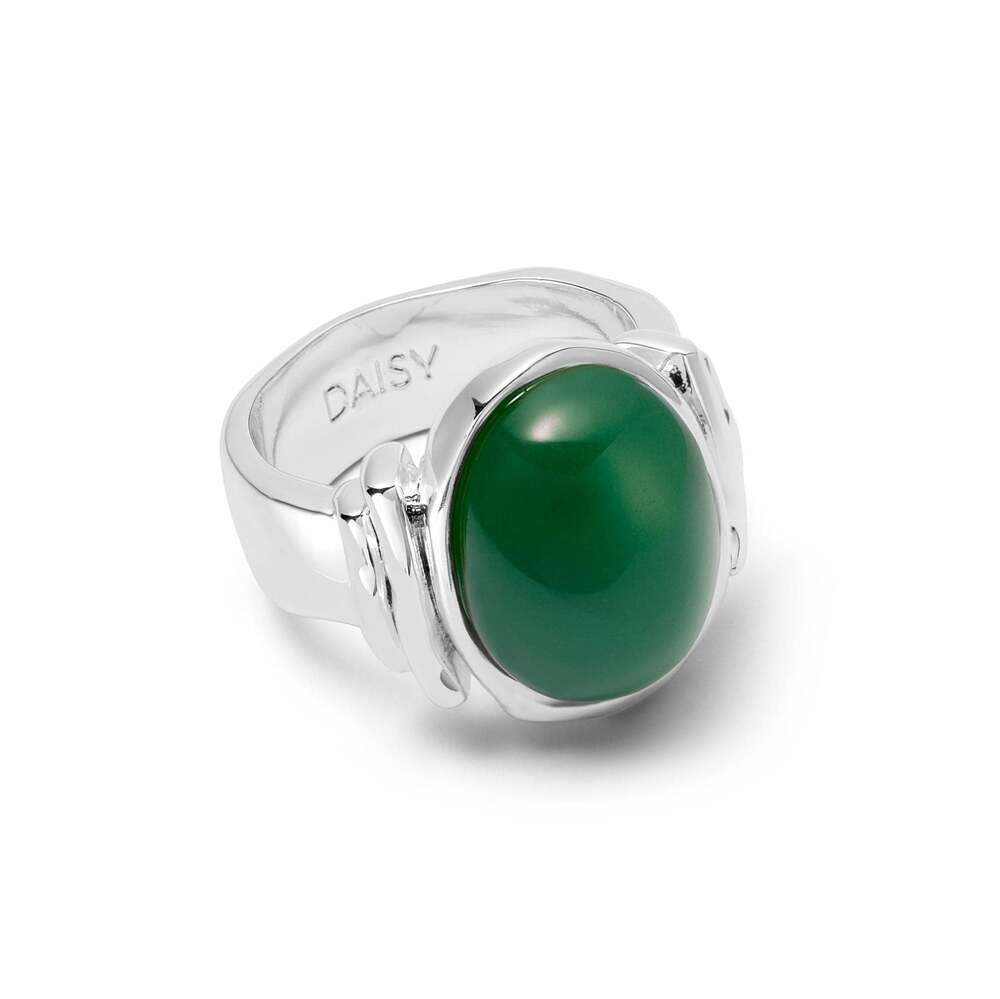Daisy London Gold / Silver Plate Polly Chunky Gemstone Ring Additional Image - 1