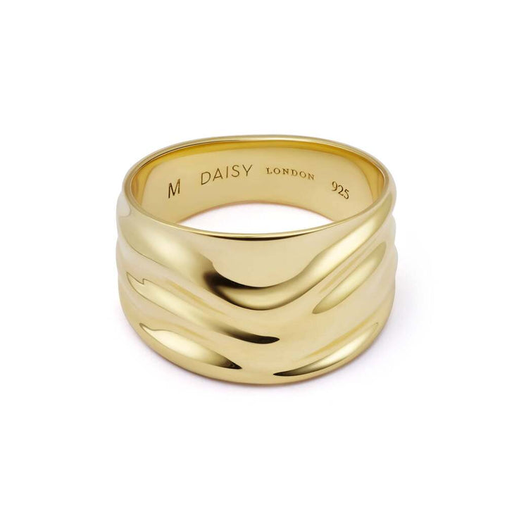 Daisy London Gold / Silver Plate Polly Chunky Tidal Ring