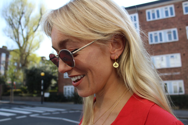 Daisy London Gold Solar Plexus Chakra Earrings - MococoDaisy LondonECHK20035055379310484Earrings