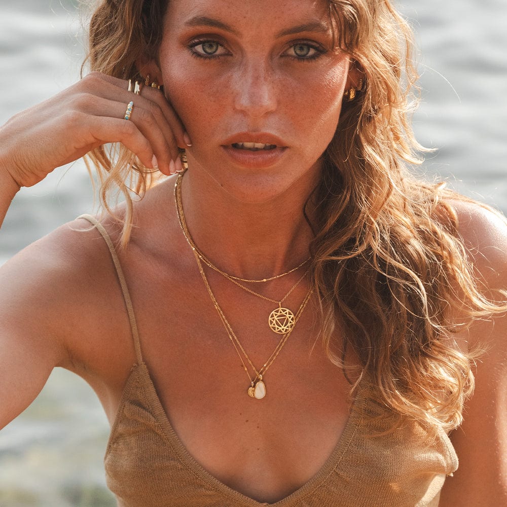 Daisy London Gold Solar Plexus Chakra Necklace - MococoDaisy LondonNCHK40035055379320285Necklaces