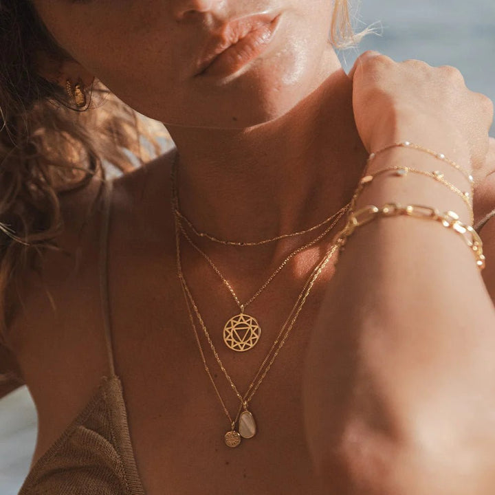 Daisy London Gold Solar Plexus Chakra Necklace - MococoDaisy LondonNCHK40035055379320285Necklaces