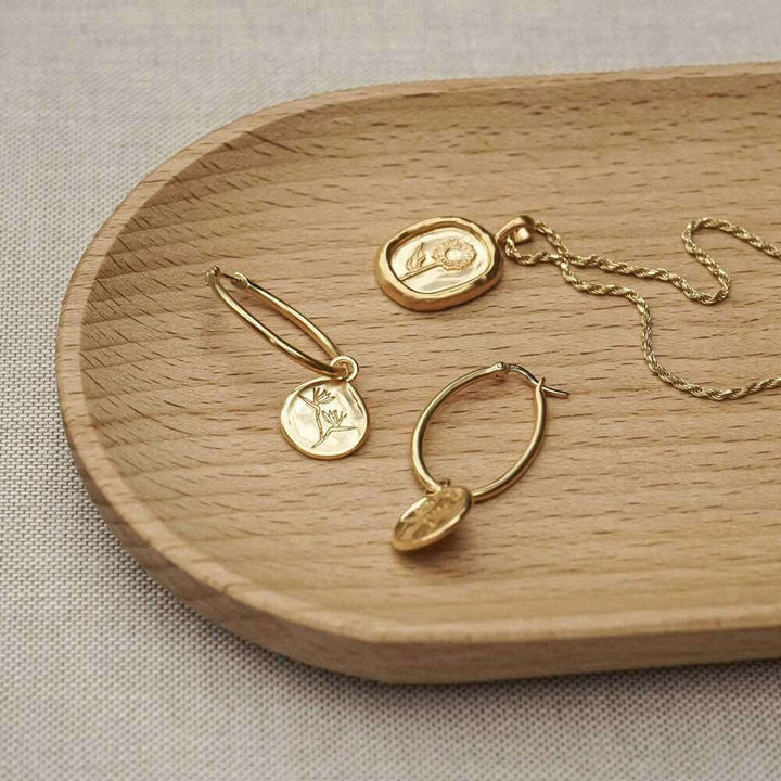 Daisy London Gold Sunflower Necklace - MococoDaisy LondonFN09_GPNecklaces
